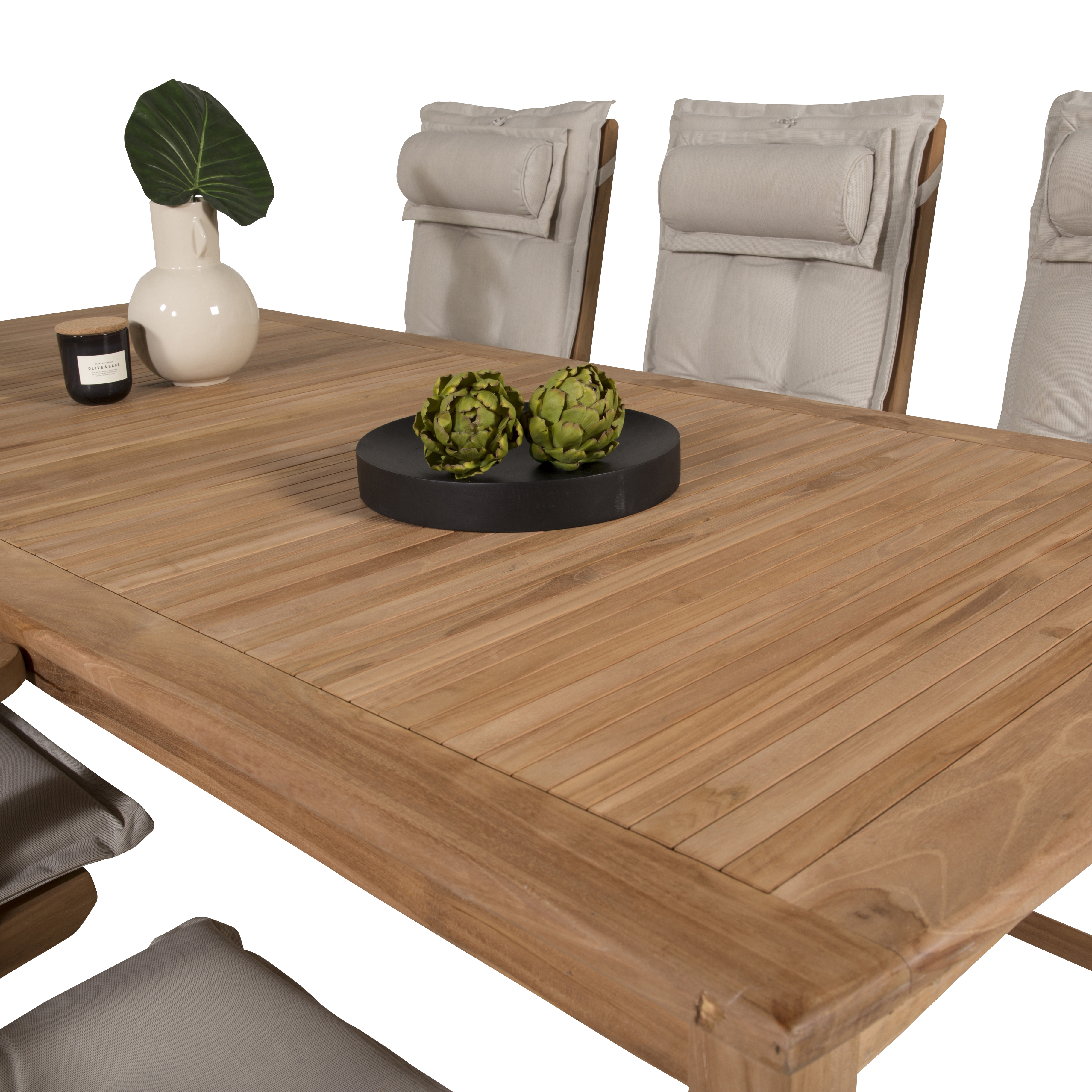 Matgrupp Venture Home Kiara 220 med 6 Positionsfåtöljer