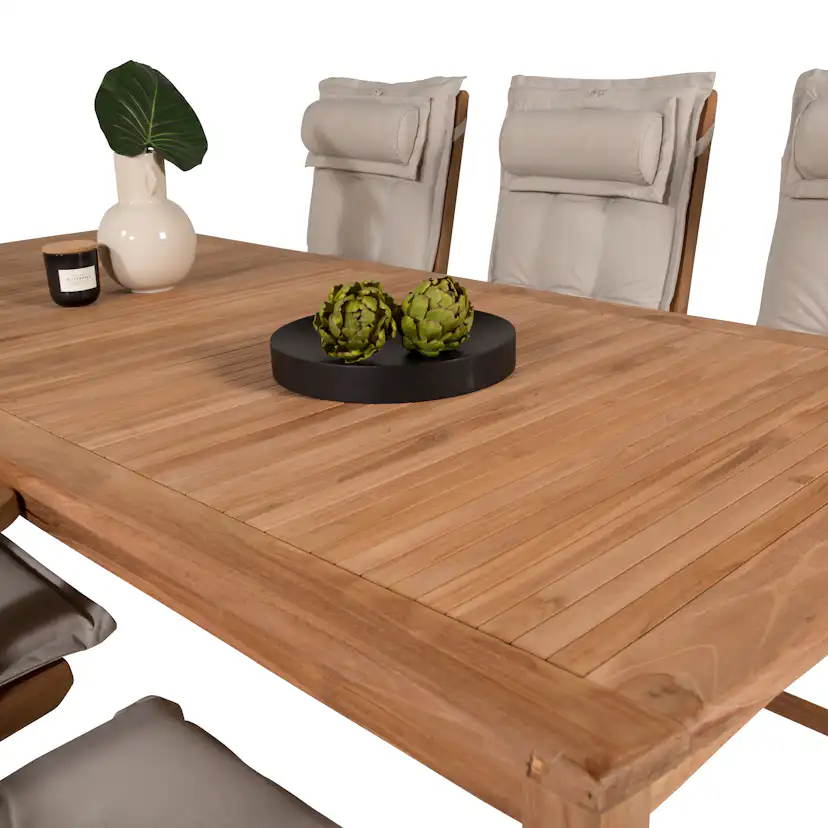 Matgrupp Venture Home Kiara 220 med 6 Positionsfåtöljer