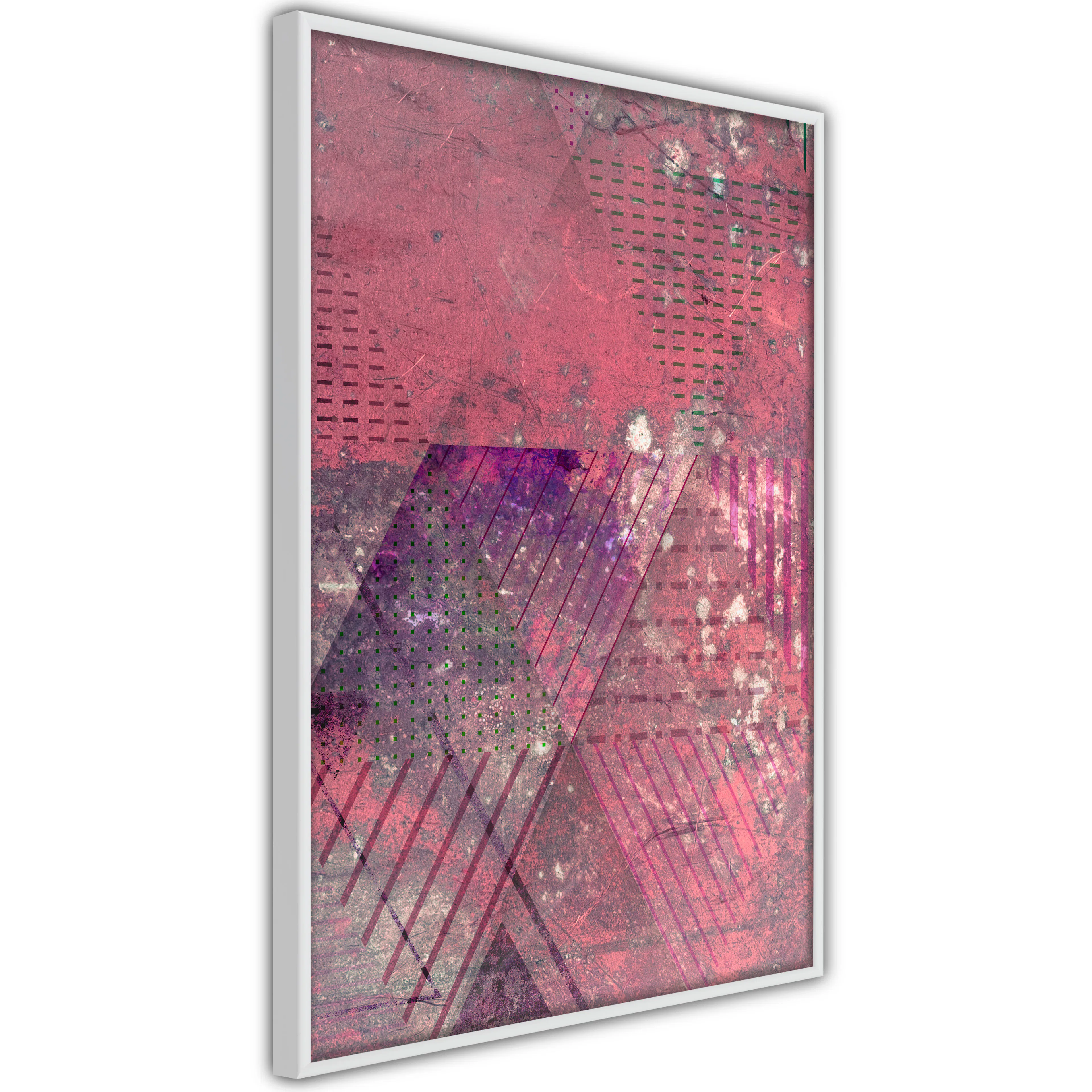 Poster Artgeist Affisch Crimson Abstraction