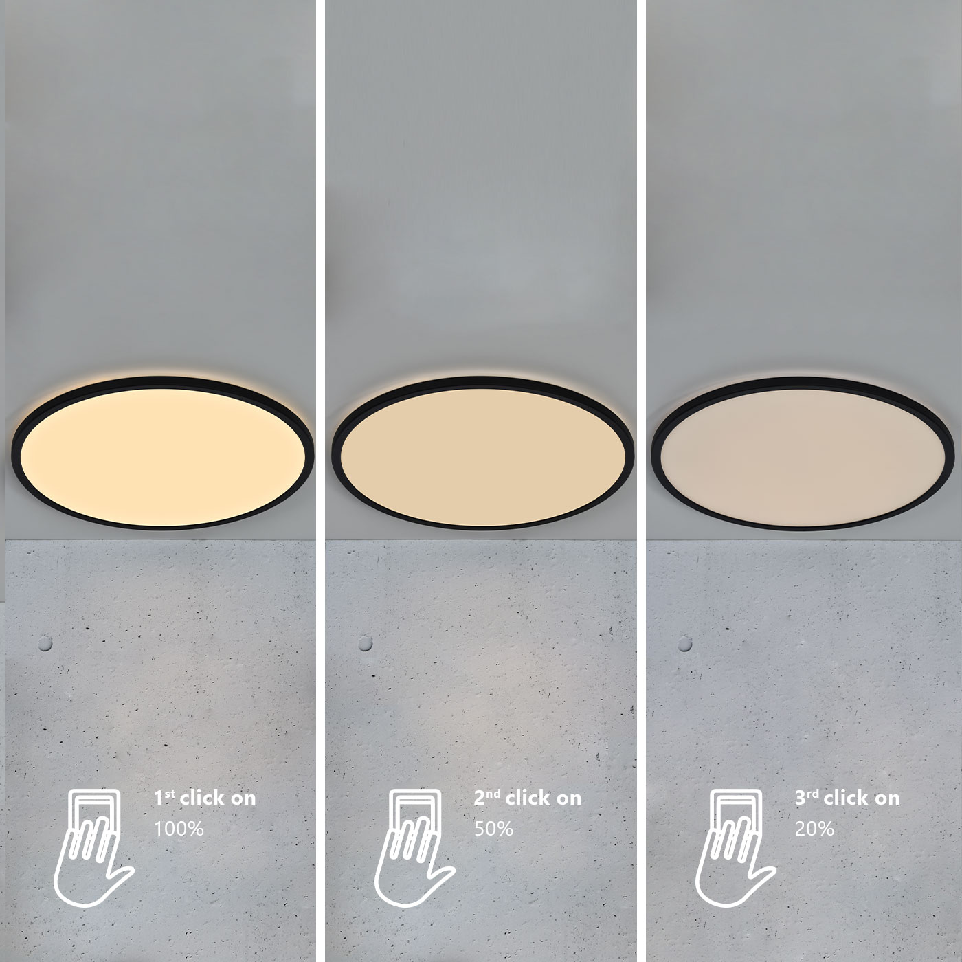 Plafond Nordlux Oja 60 2700K Step-Dim