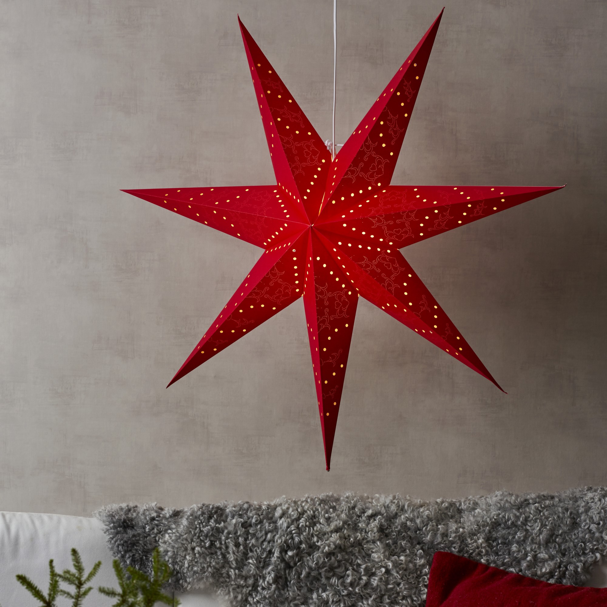 Adventsstjärna Star Trading Sensy Hängande