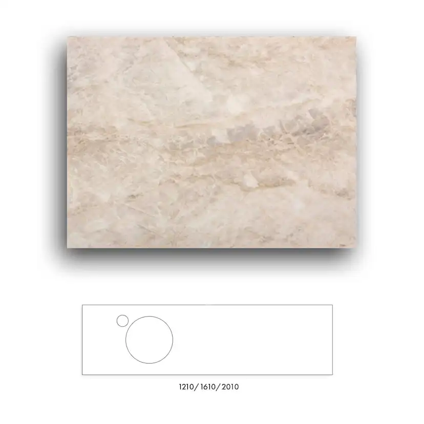 Bänkskiva Macro Design Crown+ Dekton 1610 till Tvättställsskåp Crown