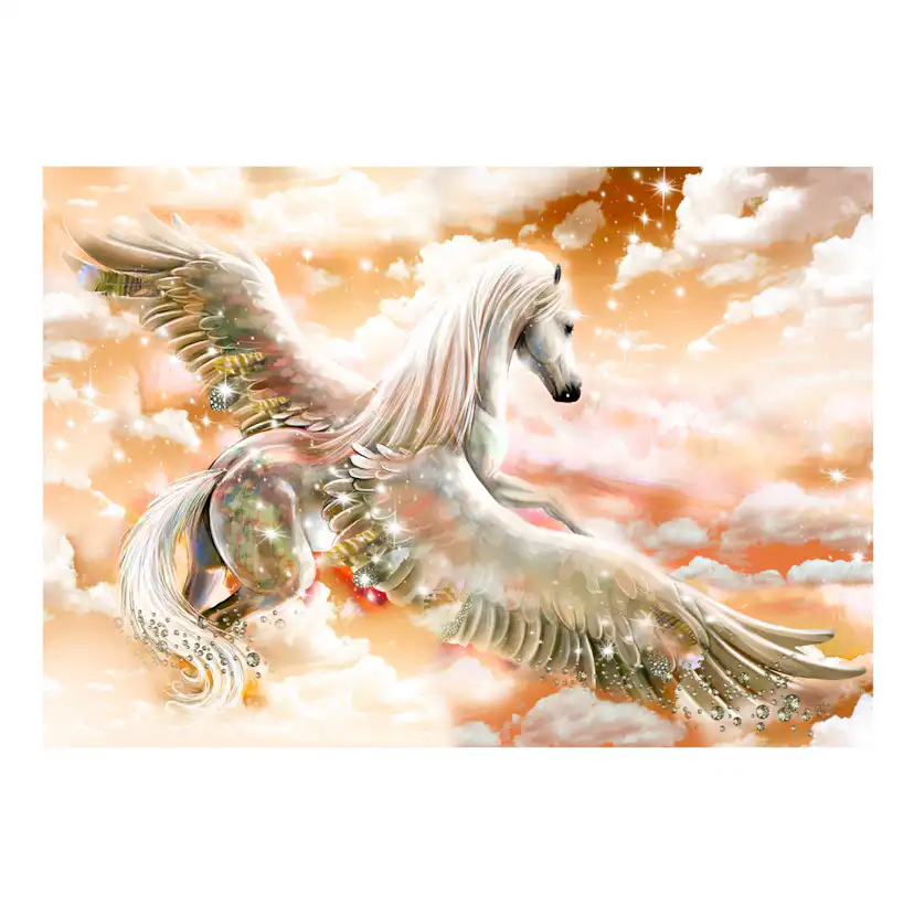 Fototapet Arkiio Självhäftande Pegasus Orange