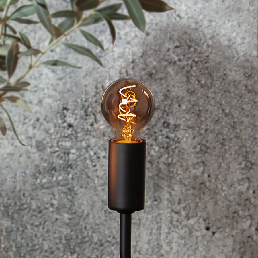 LED-lampa Star Trading E14 P45 Decoled Grace Smoke