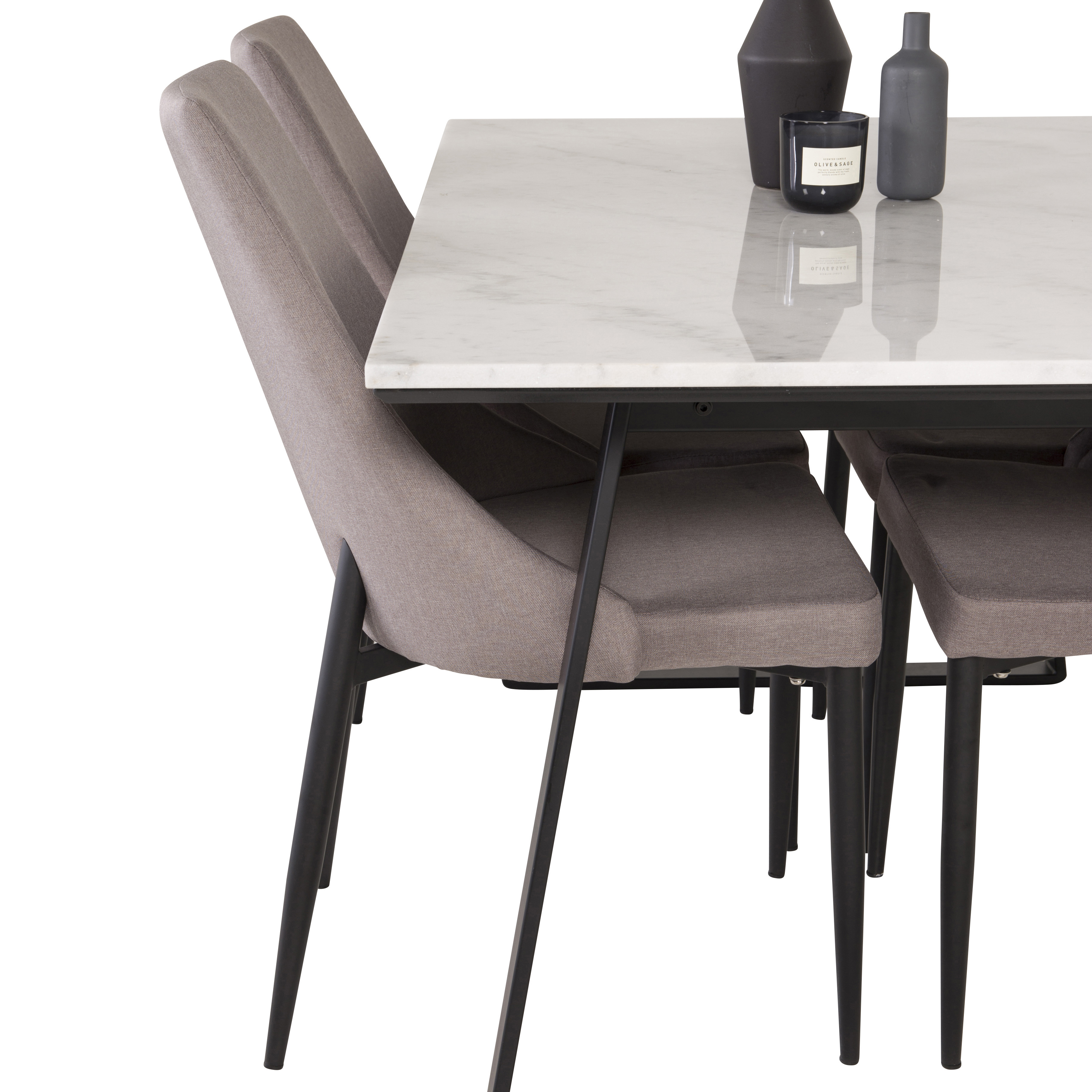 Matgrupp Venture Home Estelle 140 med 4 Laura Stolar