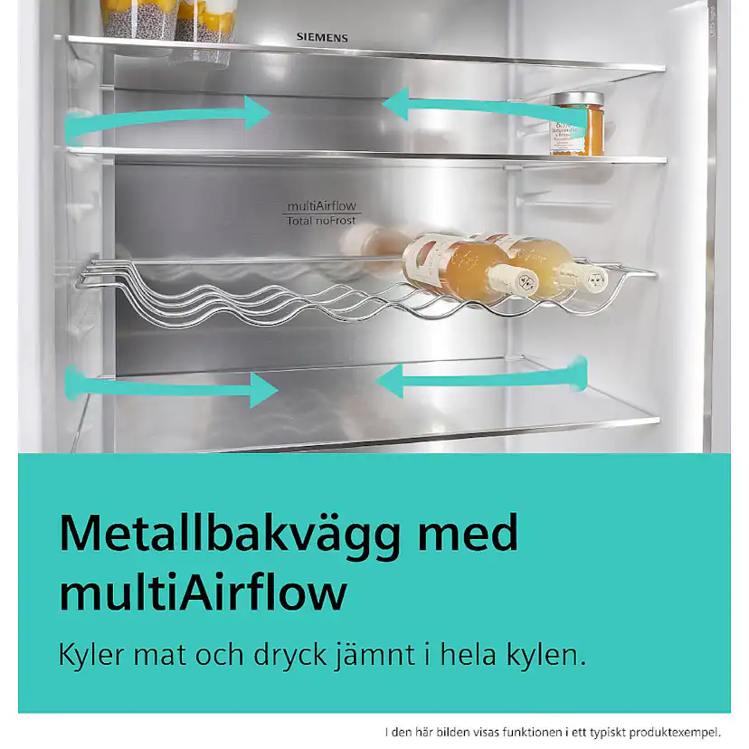 Kyl över frys Siemens KG49N4XAF