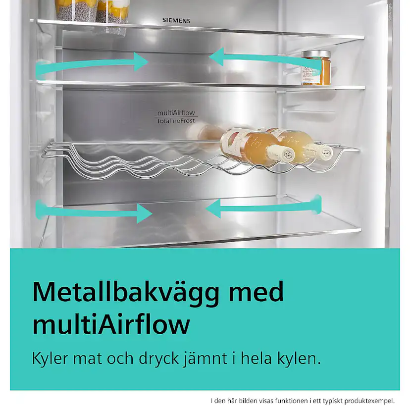Kyl över frys Siemens KG49N4XAF