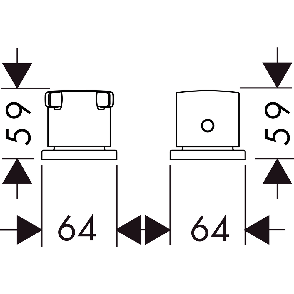Sargblandare Axor Citterio 2-håls