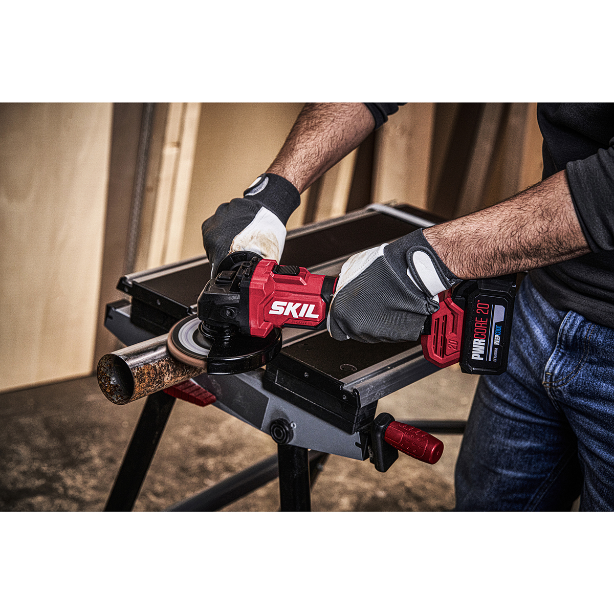 Vinkelslip SKIL 3922 AA Batteridriven Kolborstfri