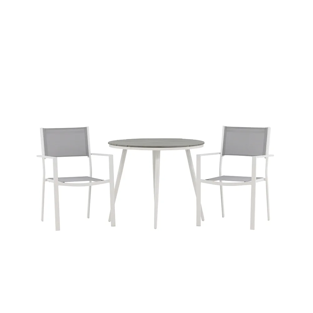 Cafégrupp Venture Home Break Ø90 cm med 2 Copacabana Stolar