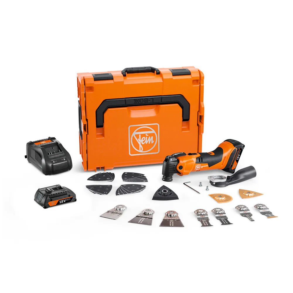 Multiverktyg Fein Multimaster AMM 500 Plus Top 2Ah AS med Batteri och Laddare