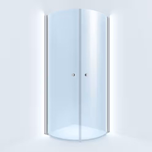 Duschhörn Arrow Basic Round Klarglas