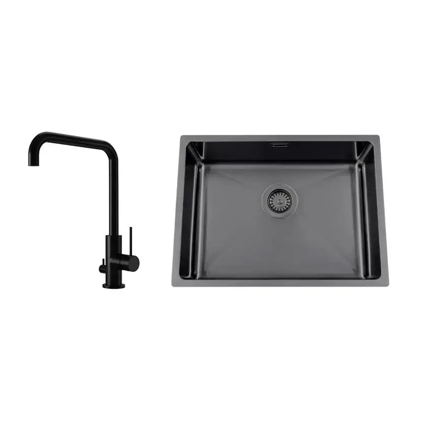 Diskho Nordic Tech Titan 530 X med Köksblandare Steel Mood D