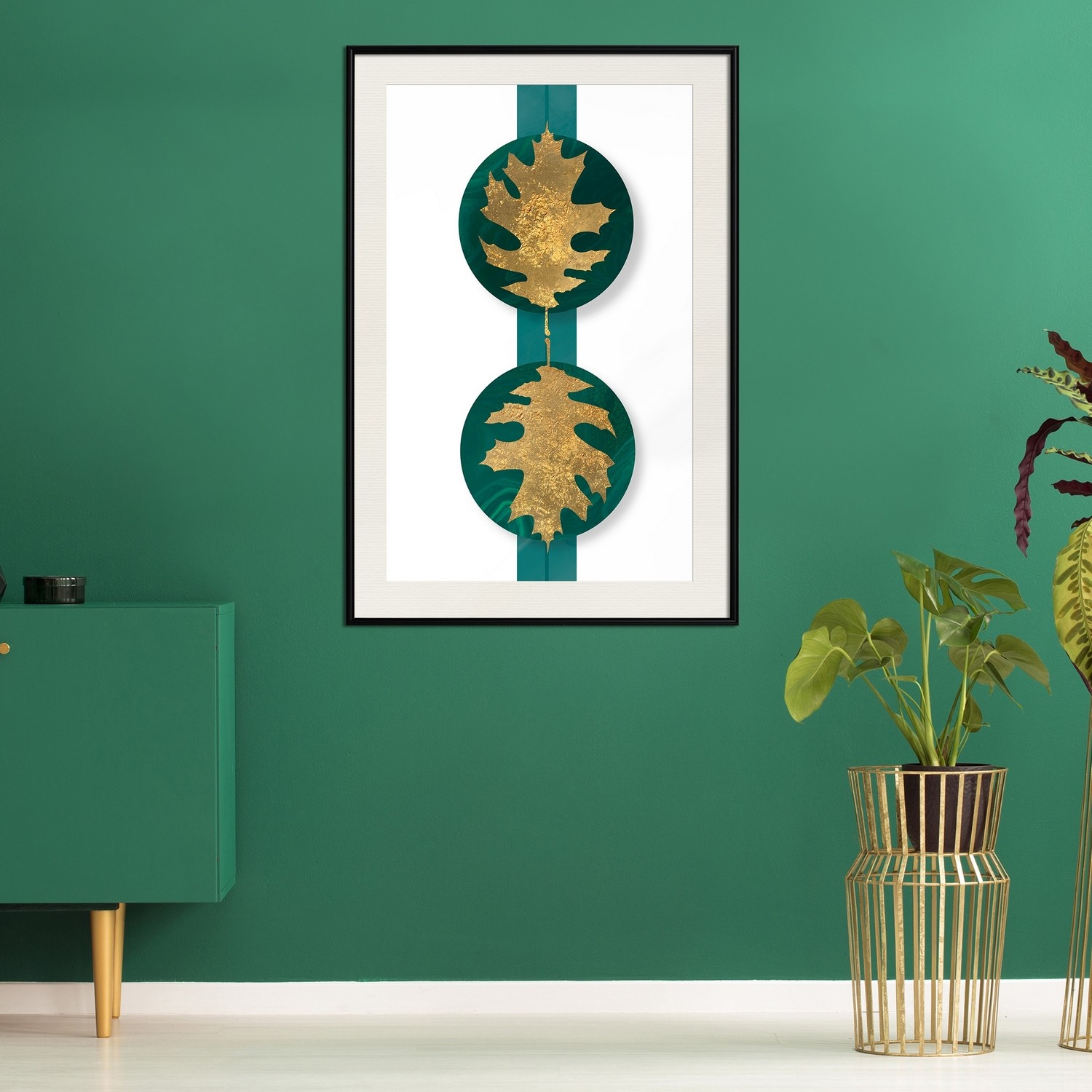 Poster Artgeist Affisch Green Wealth