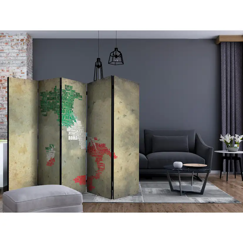 Rumsavdelare Skärmvägg Arkiio Viva Roma! II 225x172 cm