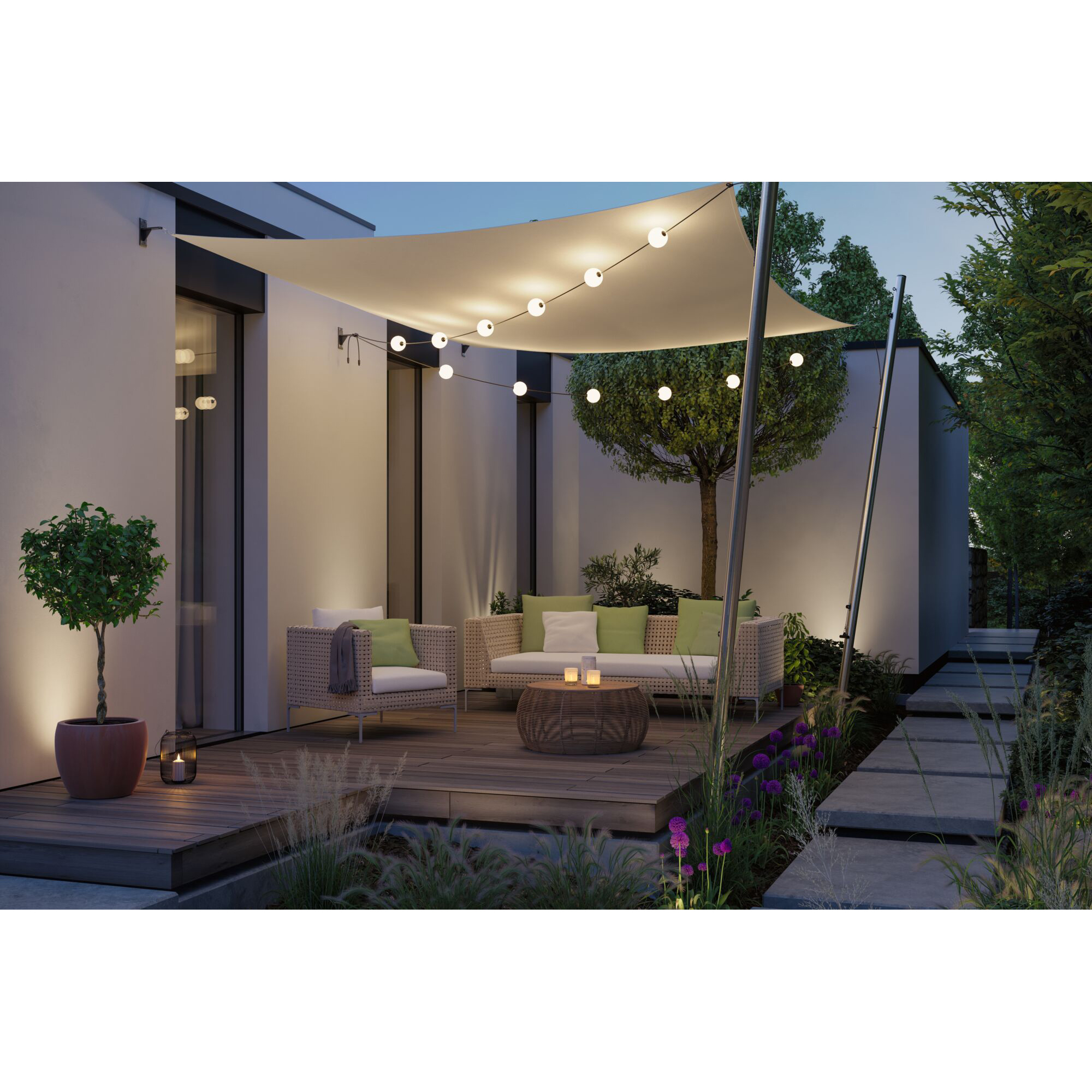 Ljusslinga LED Paulmann Naima Fairy Lights Plug & Shine IP67 24V Tilläggsslinga