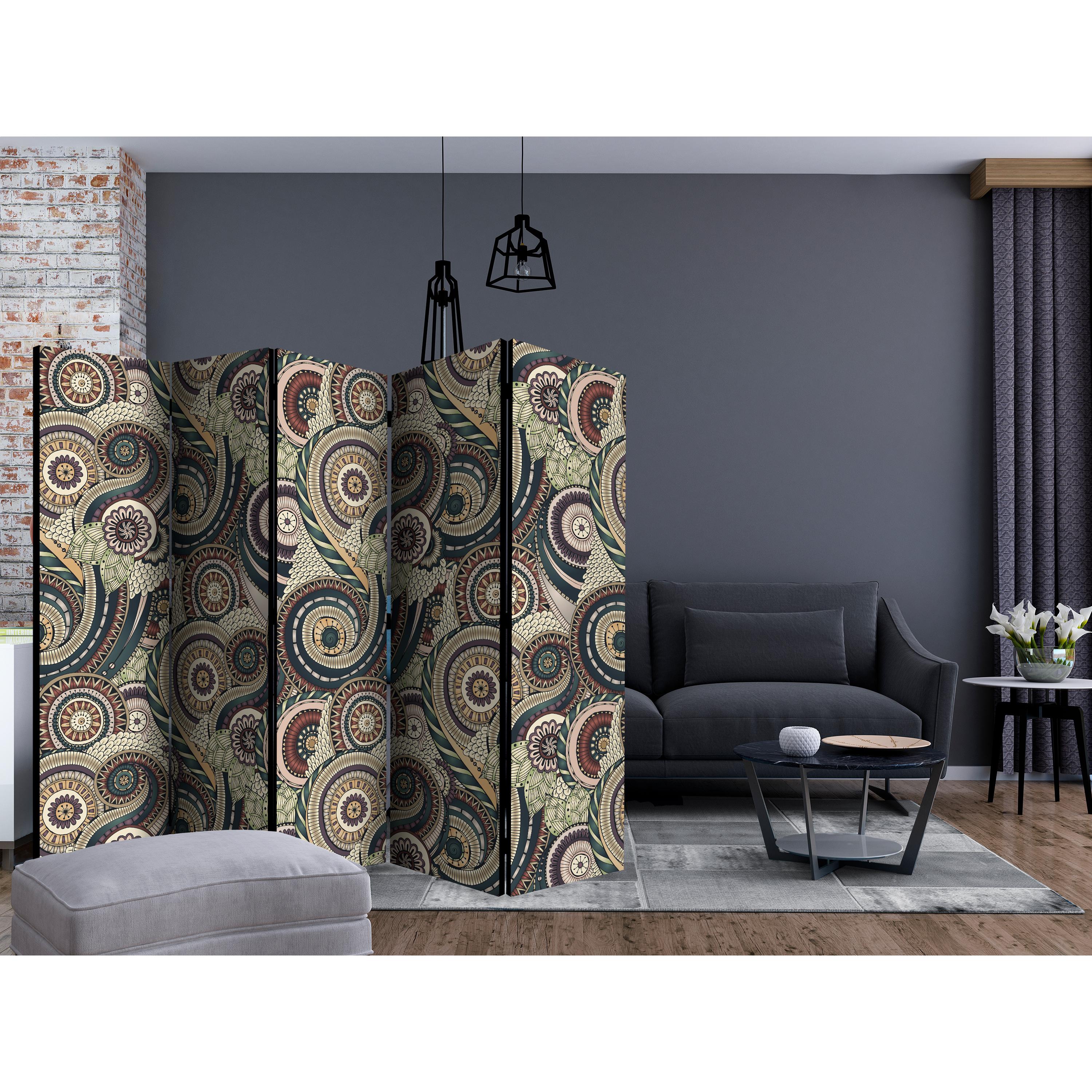 Rumsavdelare Skärmvägg Arkiio Posh ornament II 225x172 cm