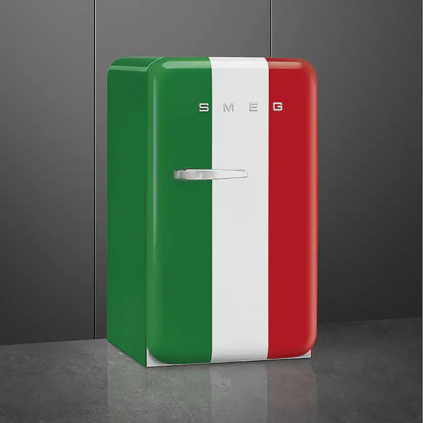 Kylskåp Smeg FAB10HRDIT6 50's Style med Italienska Flaggan