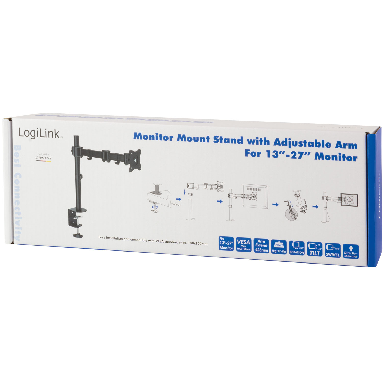 Monitorarm LogiLink 13-27 tum 428 mm