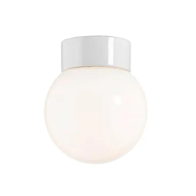 Vägg-/Taklampa Ifö Electric Classic Glob 150 Blank Rak IP20 LED
