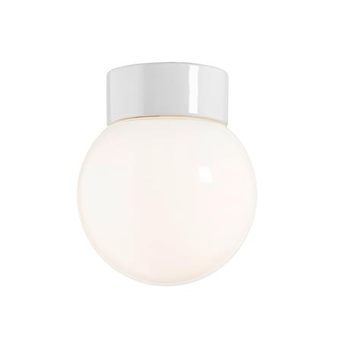 Vägg-/Taklampa Ifö Electric Classic Glob 150 Blank Rak IP20 LED