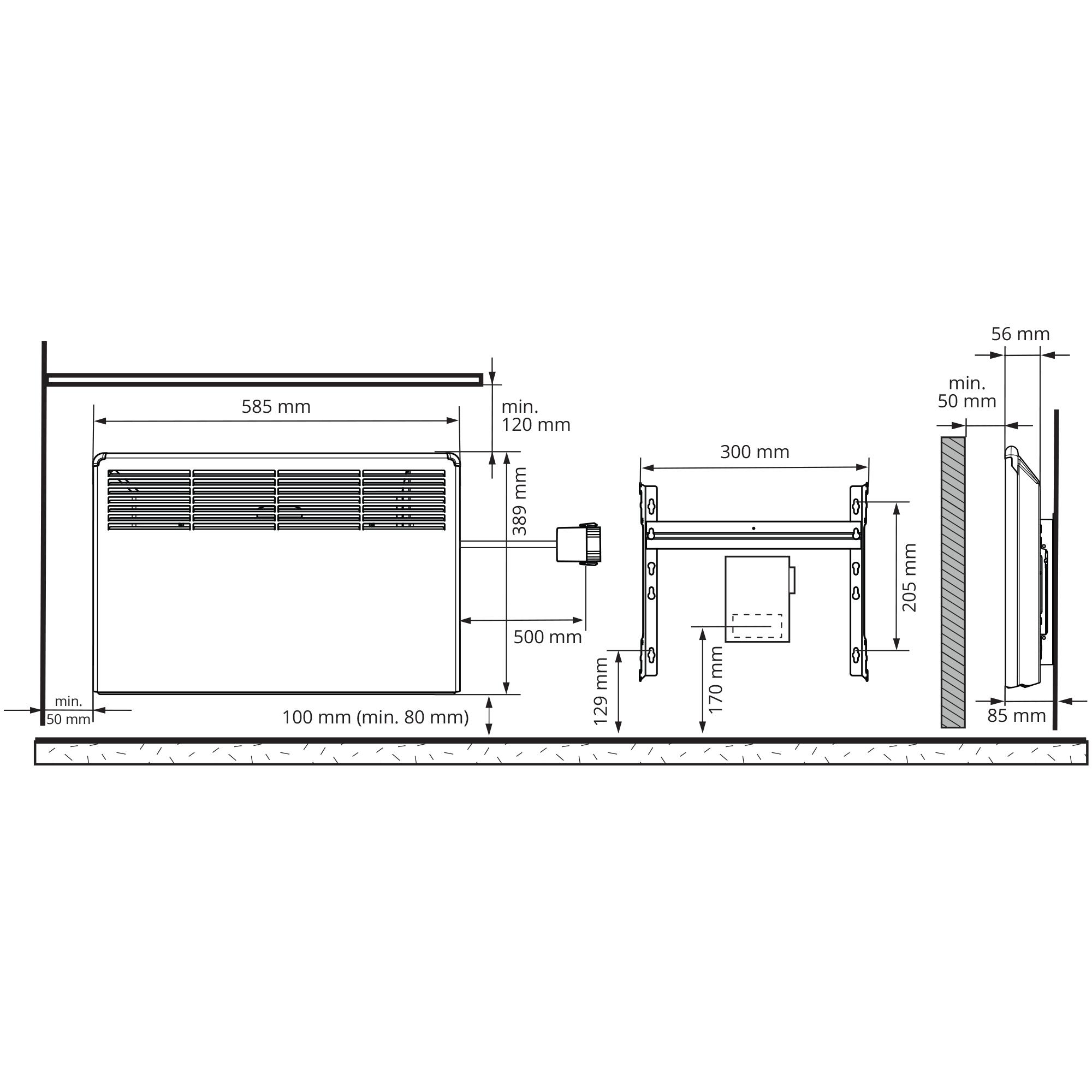 ELRADIATOR BETA 500W/230V BT Beta-EB 500W/230V