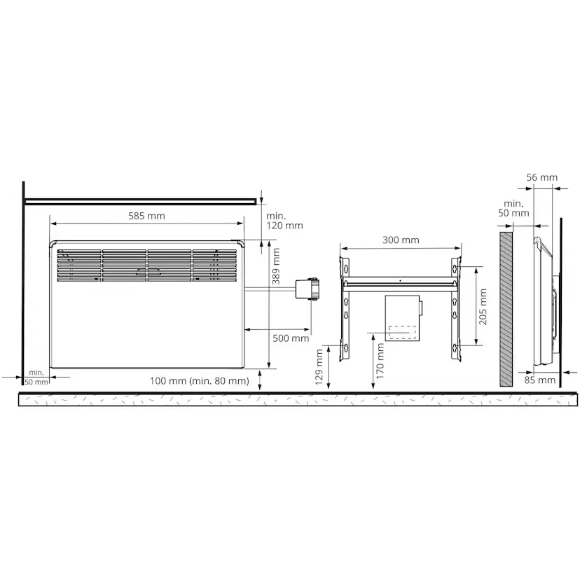 ELRADIATOR BETA 500W/230V BT Beta-EB 500W/230V