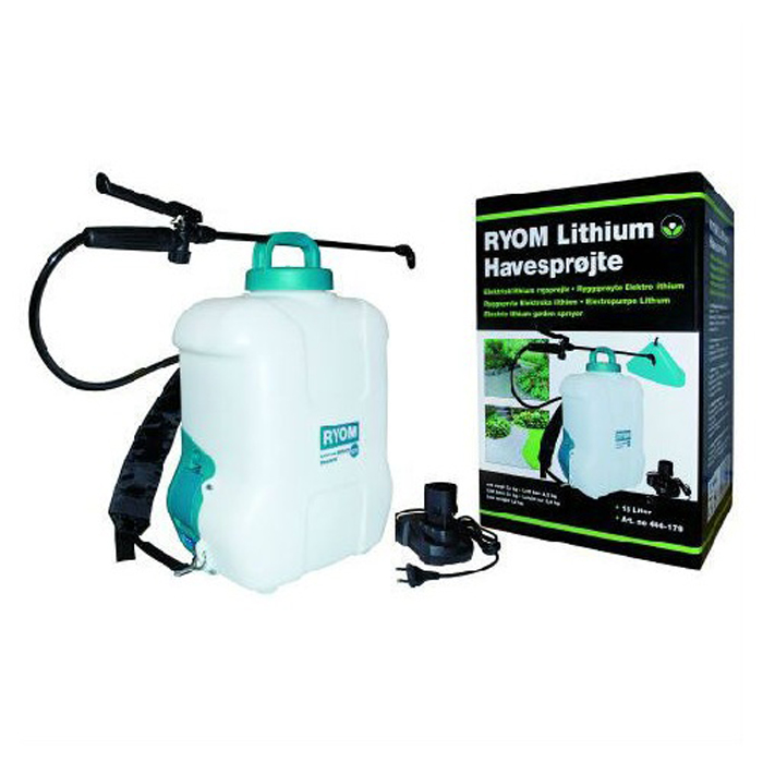 Trädgårdsspruta Ryom 16L med Batteri och Laddare