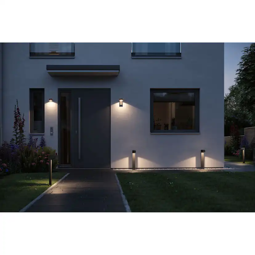 Fasadbelysning LED Paulmann Capea IP44 230V Design: utan Skymningsstyrd Rörelsedetektor, Ljus: Soft White