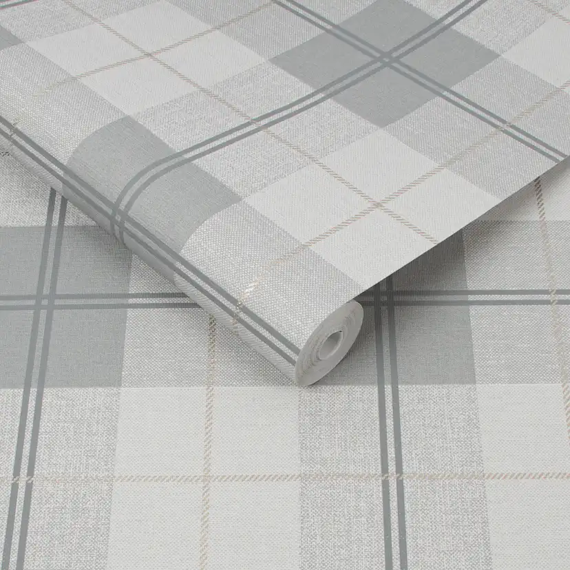 Tapet Superfresco Easy Heritage Tweed Ljusgrå