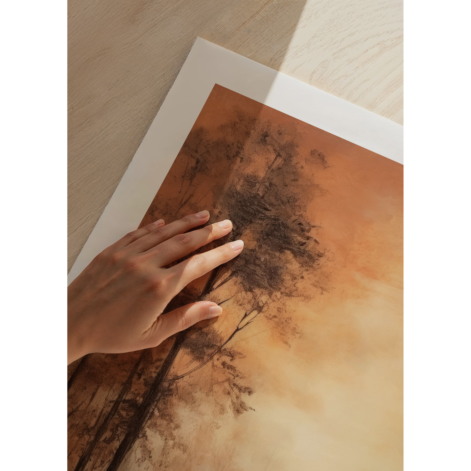 Poster Gallerix Painted Sunset