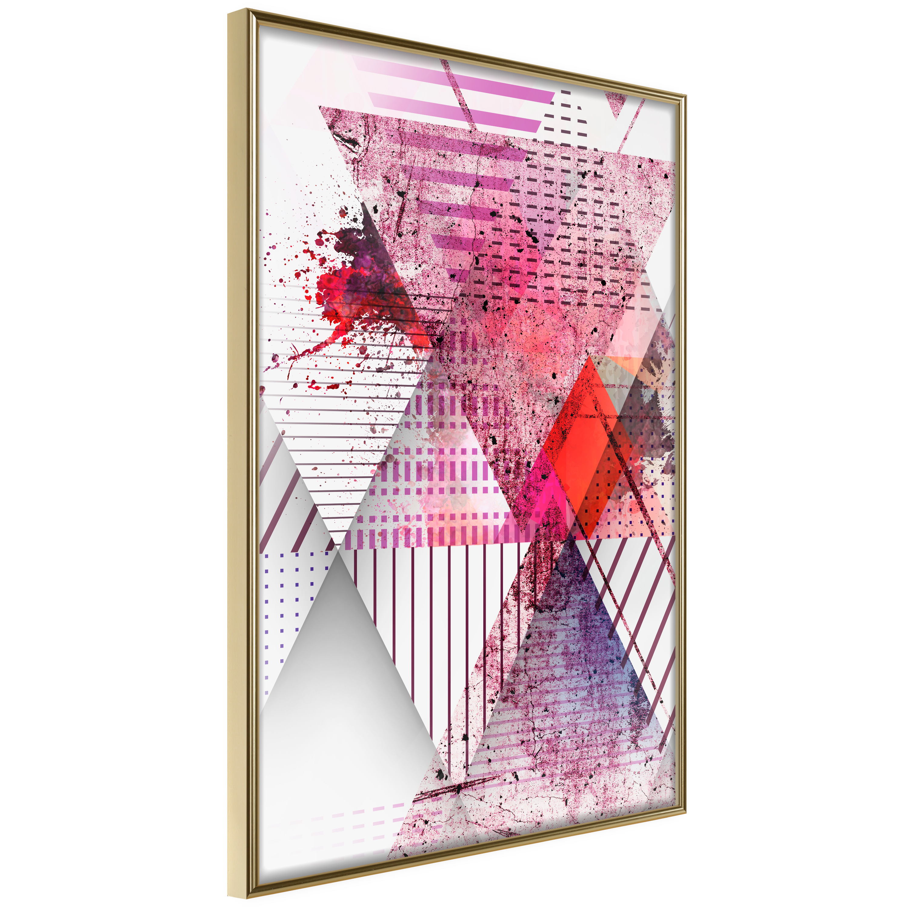 Poster Artgeist Affisch Abstract Triangle