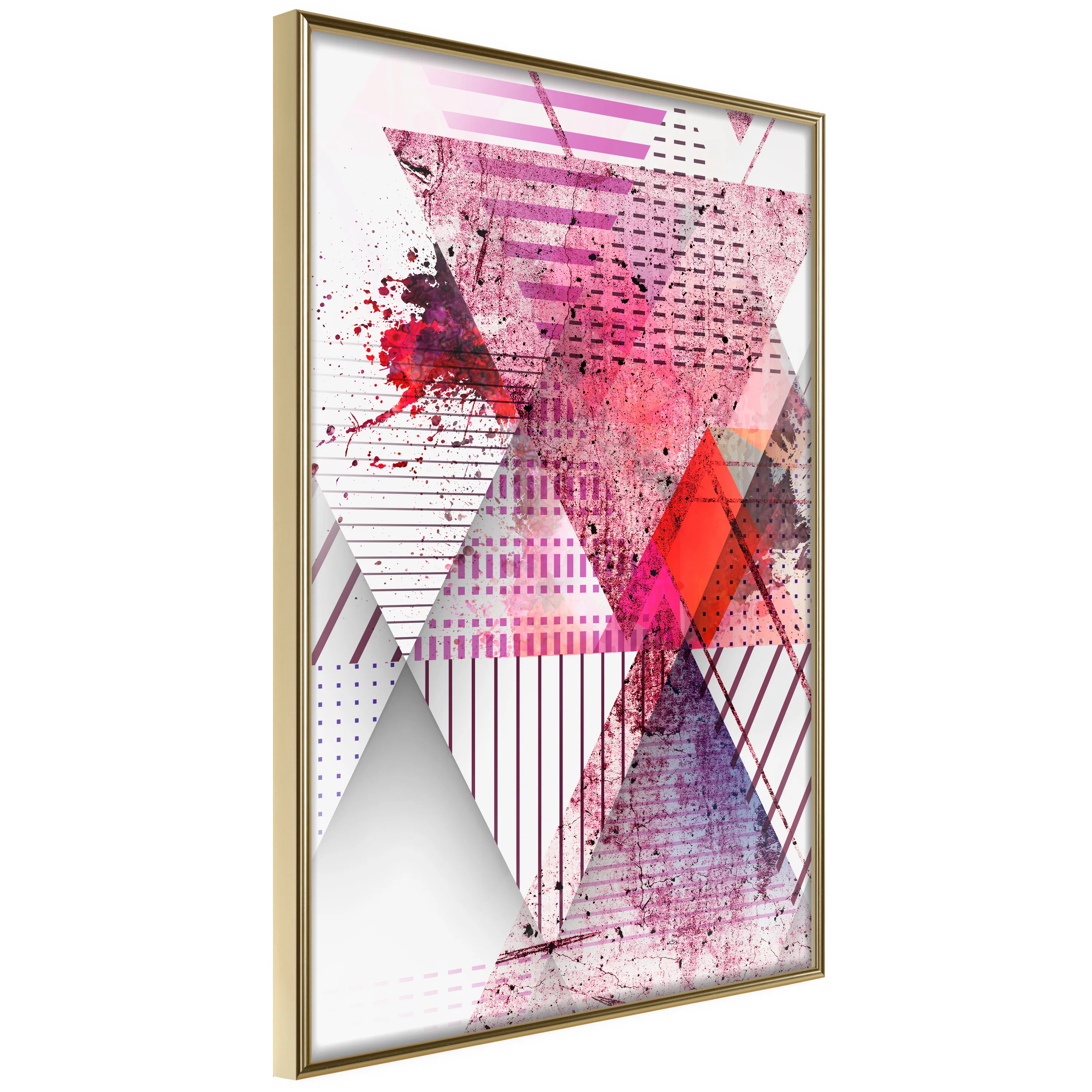 Poster Artgeist Affisch Abstract Triangle