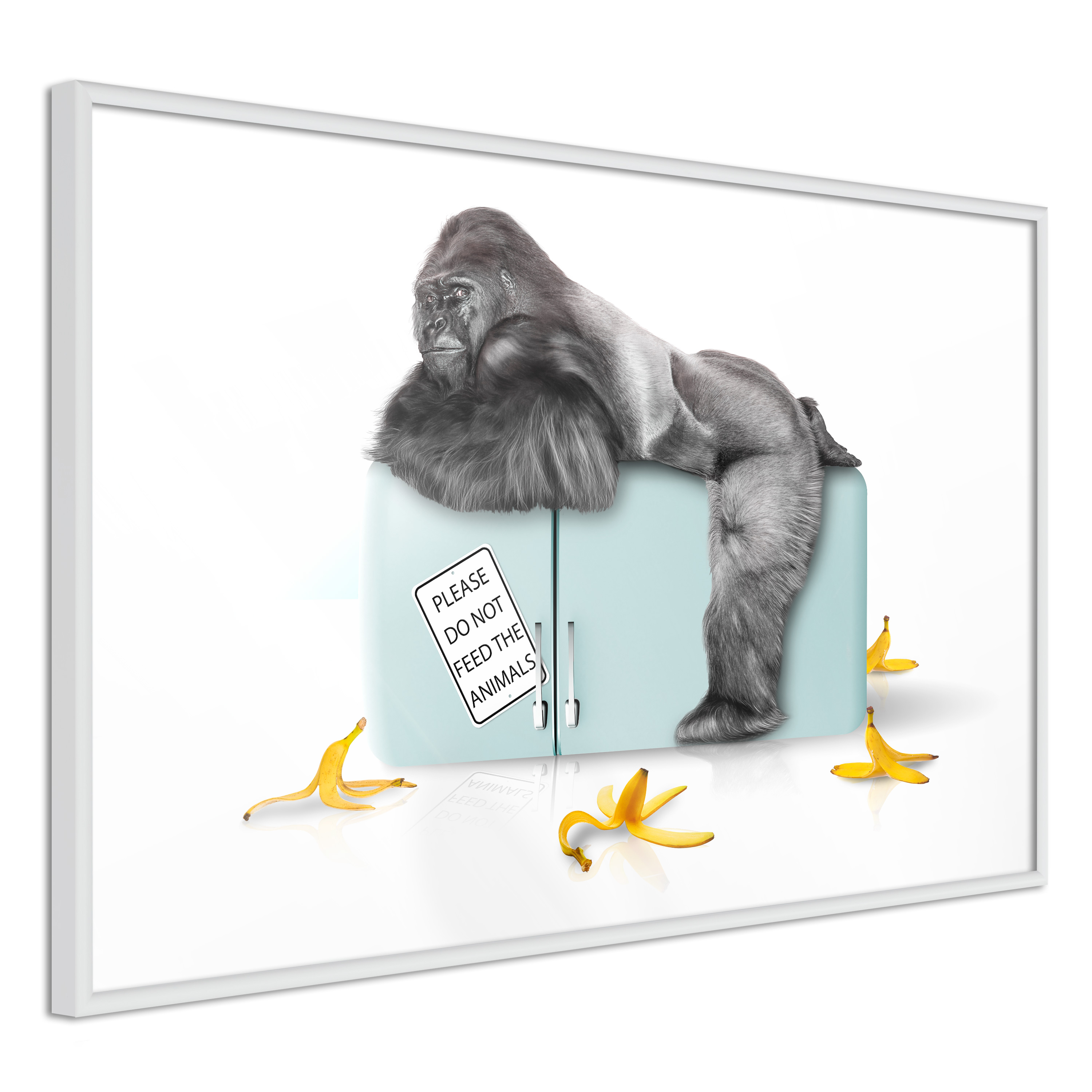 Poster Artgeist Affisch Hungry Gorilla