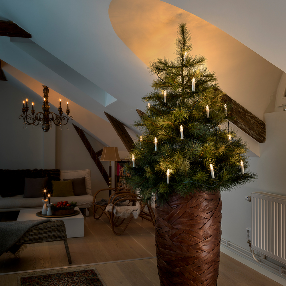 Julgransbelysning Gnosjö Konstsmide Push-in 9,6 m