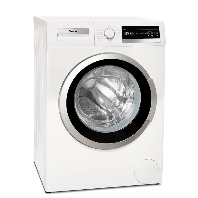 Frontmatad Tvättmaskin GRAM WDE 71814-92 med Kapacitet 8 kg och Anti-Allergi Funktion