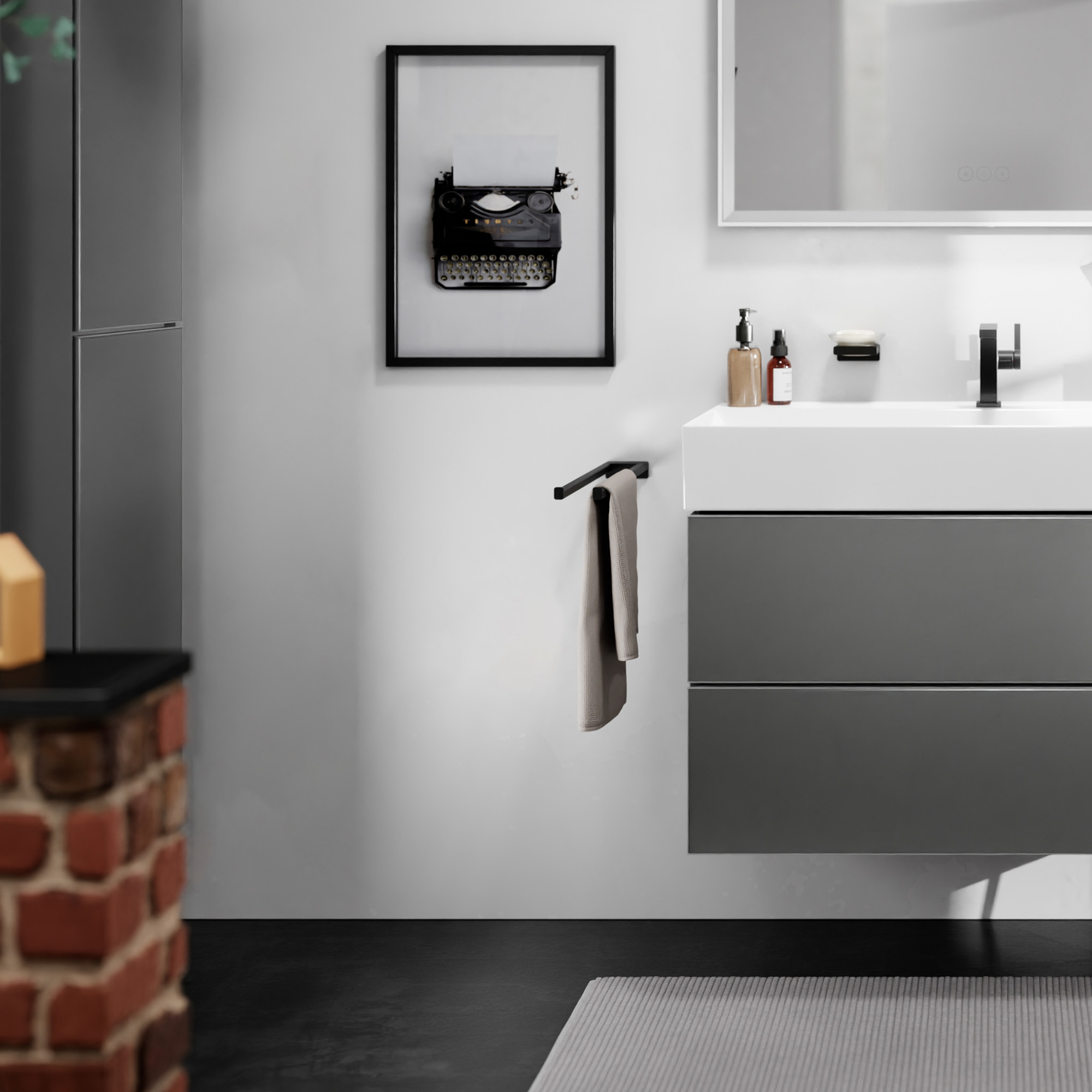 Handdukshängare Hansgrohe AddStoris 41770 445 mm