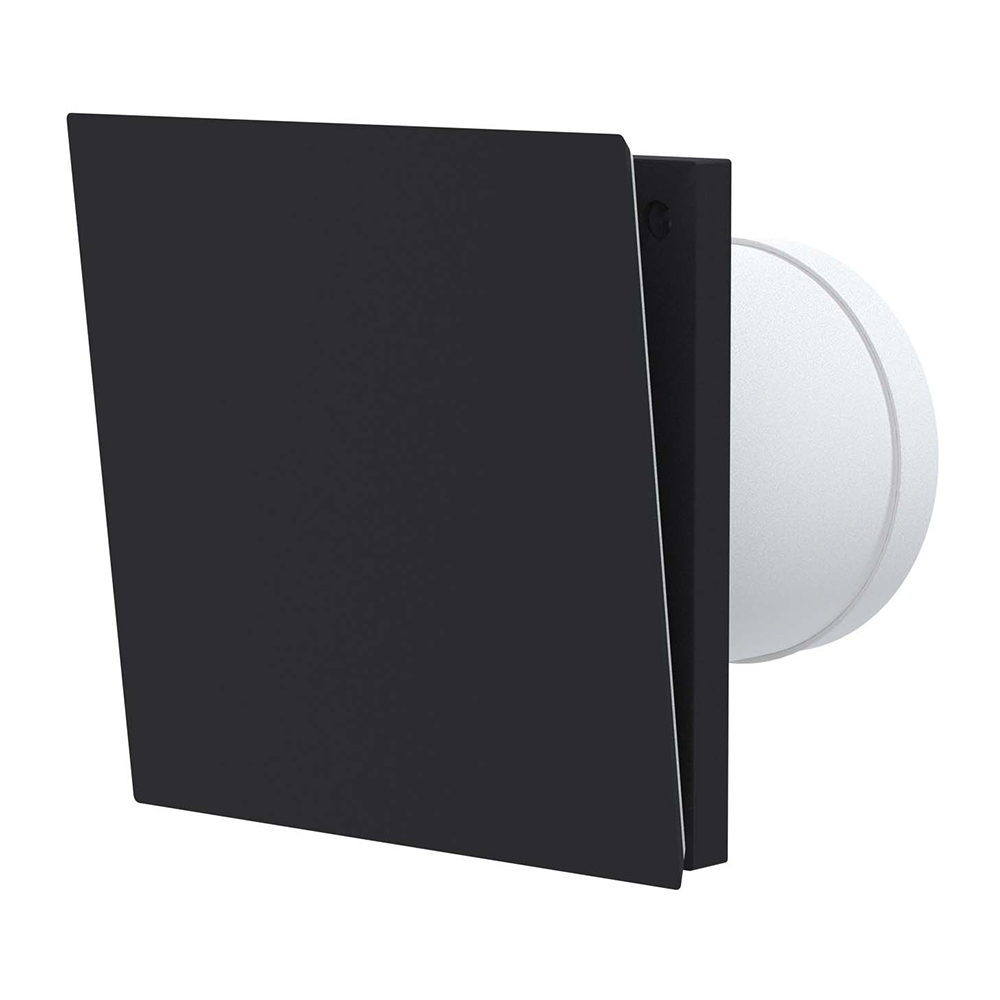 Väggventil Fresh TL-D Svart Invändig 160x160x135 mm