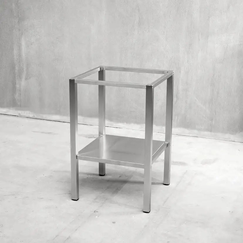 Bänkstativ Vilan Stainless Rostfri Variant Stativ med Underhylla