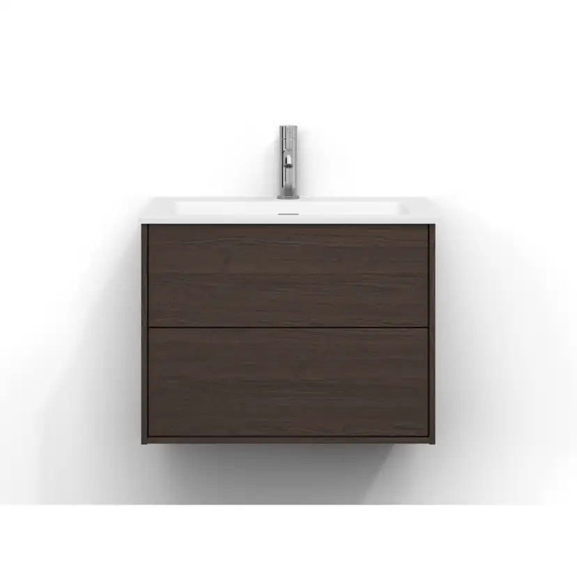 Epos Udel 60 B.Ask 2L Psh Brun Ask, Front: Plan med Push-Open