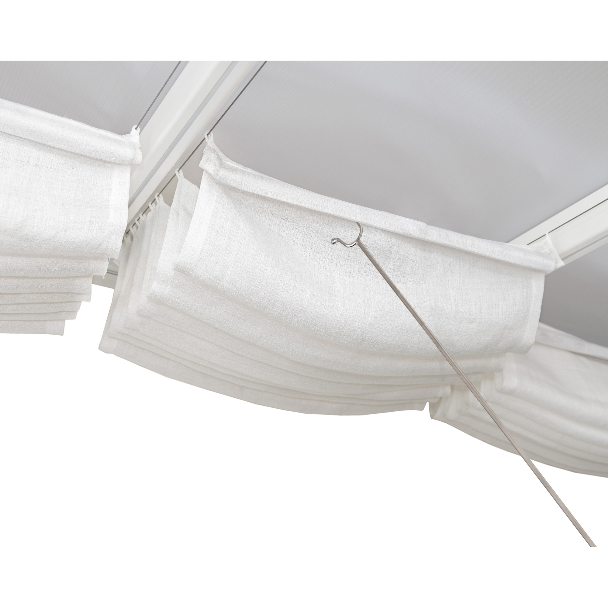 Persienn Canopia by Palram Skuggkit Vit Till Pergola 3 x 9,7 m