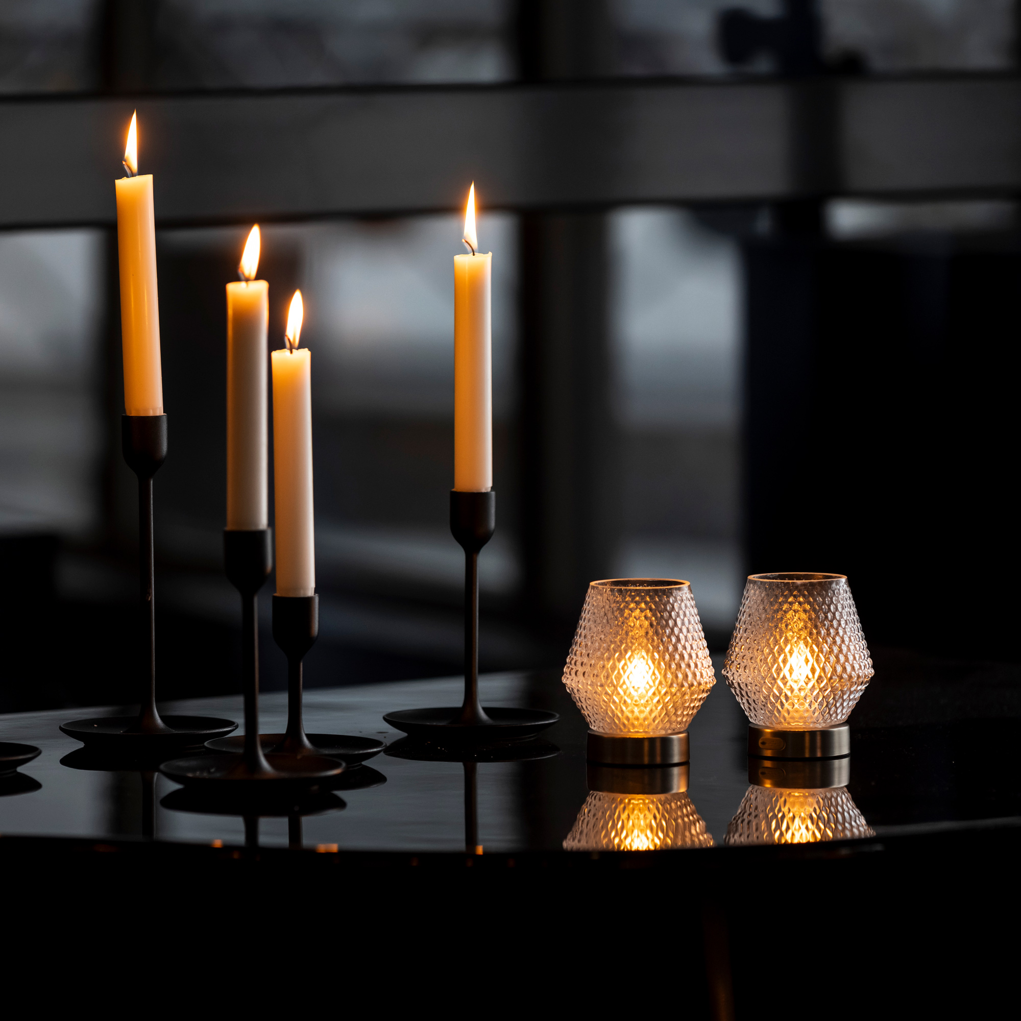 Ljuslykta Gnosjö Konstsmide 1804 LED