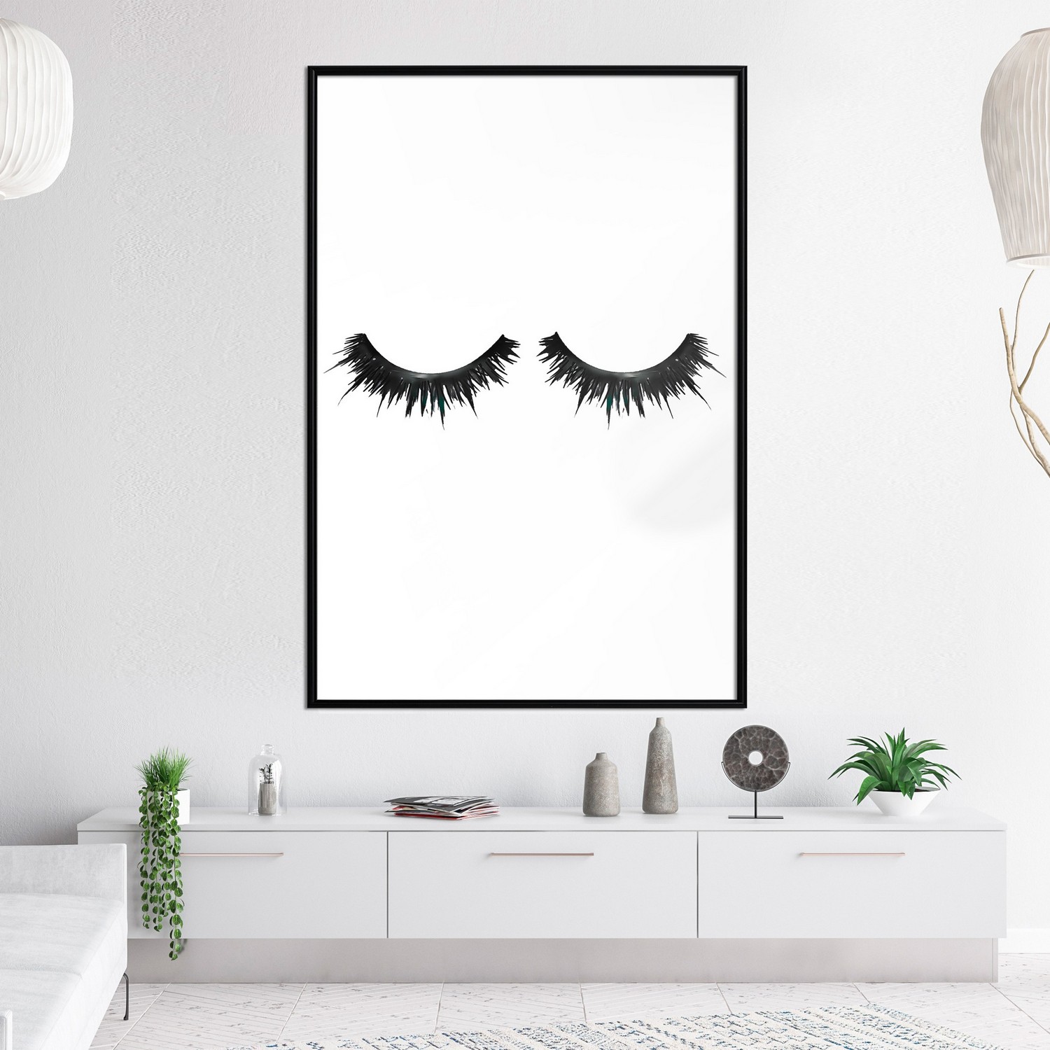 Poster Artgeist Affisch Eyelashes