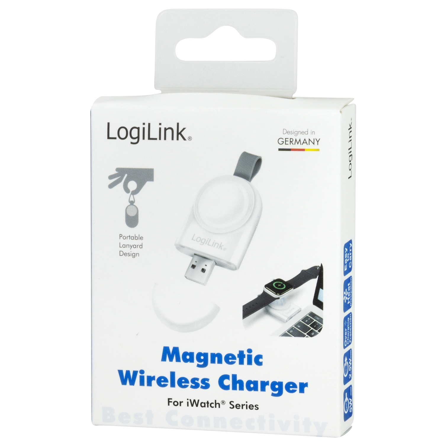 Magnetisk Trådlös Laddare LogiLink För iWatch 5W