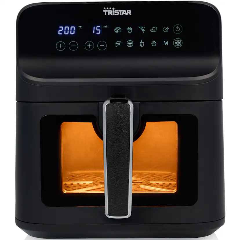 Airfryer Tristar Varmluftsfritös med Fönster 6,2L 1350W - FR-9037