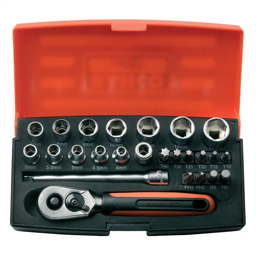 Hylsnyckelsats Sl25 25del Bahco