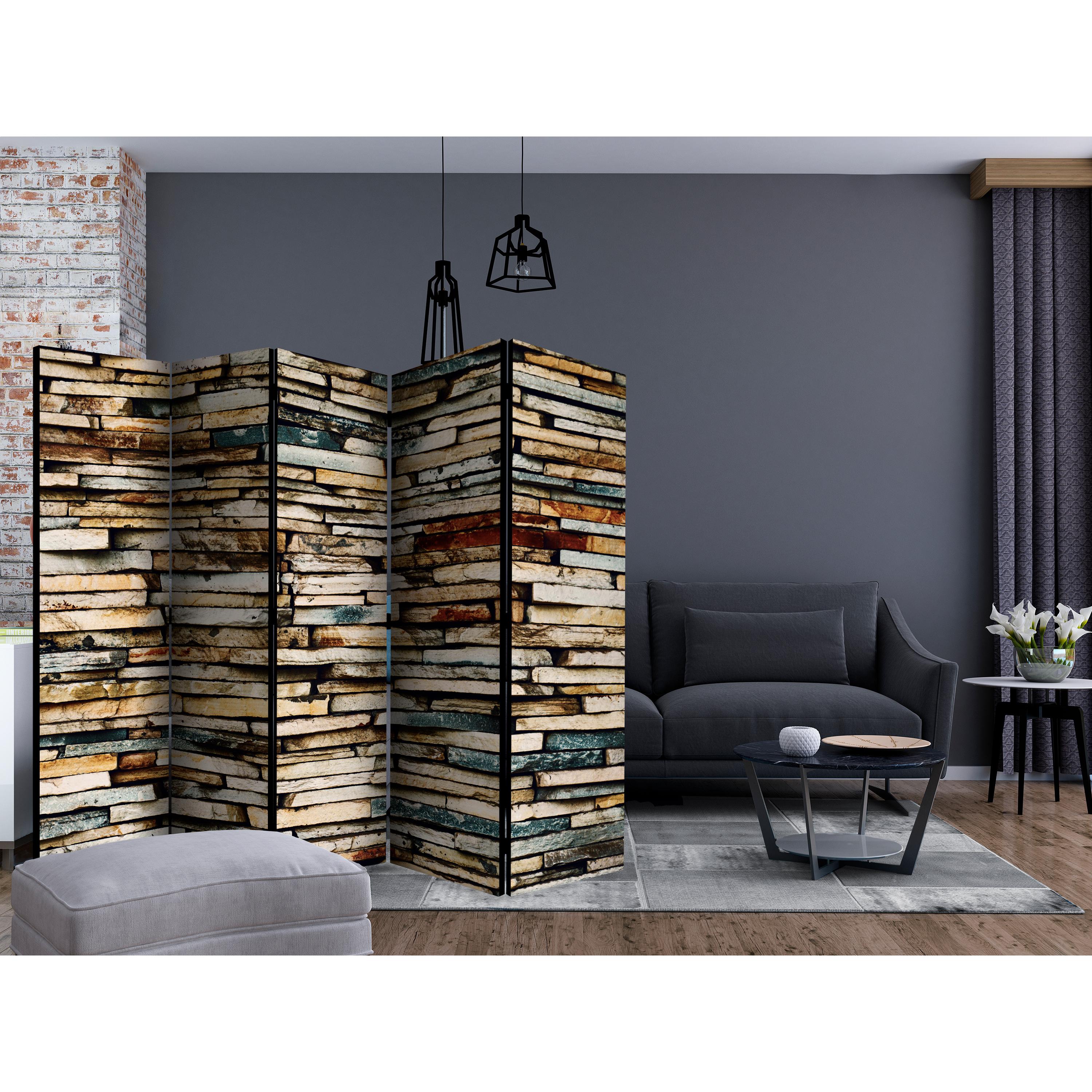 Rumsavdelare Skärmvägg Arkiio Stony Harmony II 225x172 cm