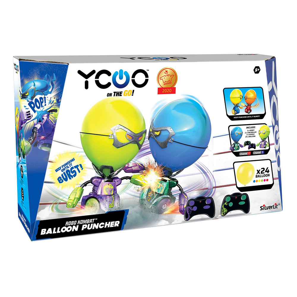 Radiostyrd Robot Silverlit Robo Kombat Balloon Puncher 2-pack