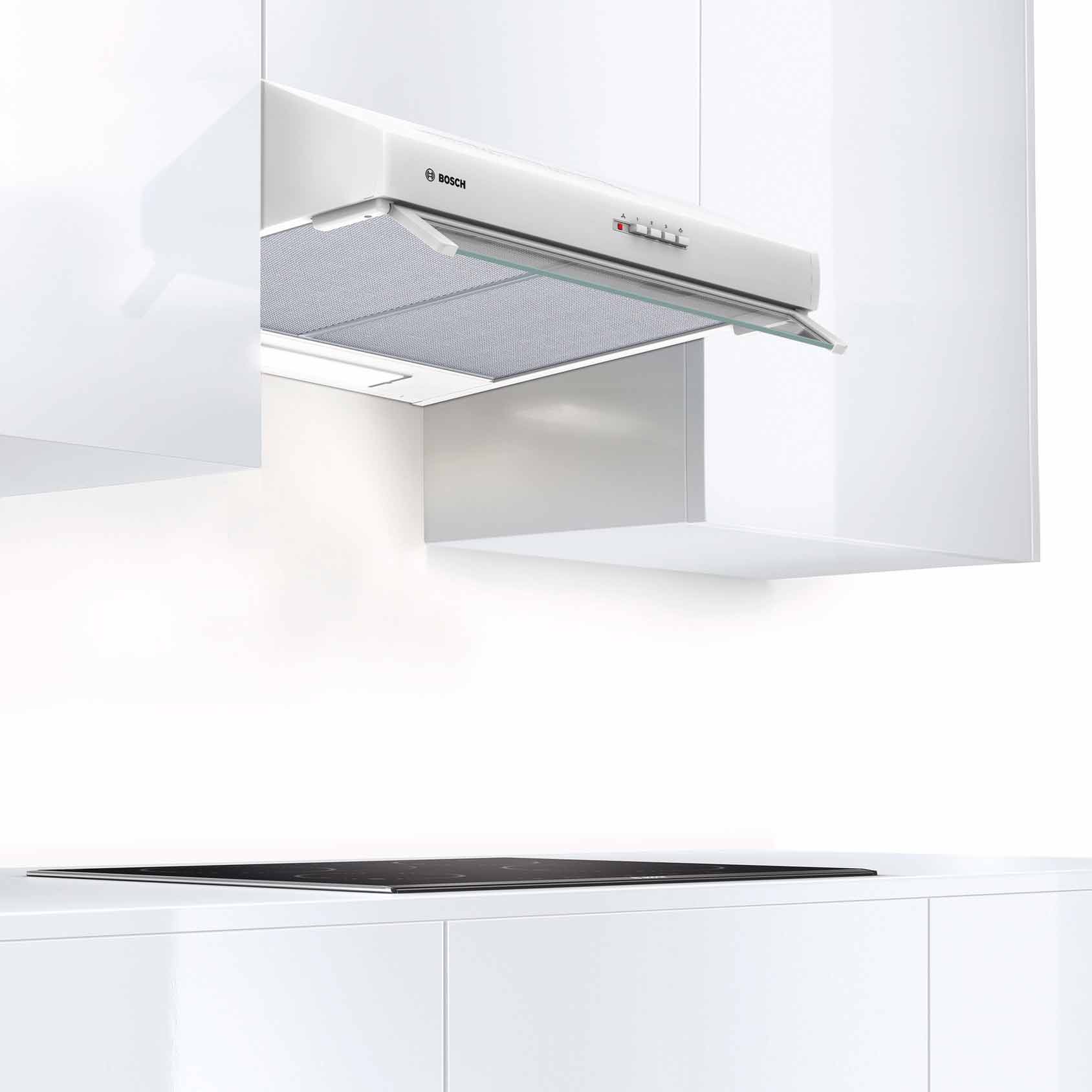 Frånluft/Kolfilterfläkt Bosch DUL63CC20 Serie 4 Underbyggd Köksfläkt