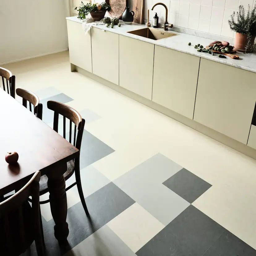 Linoleumgolv Forbo Marmoleum Click Orbit 60x30 cm